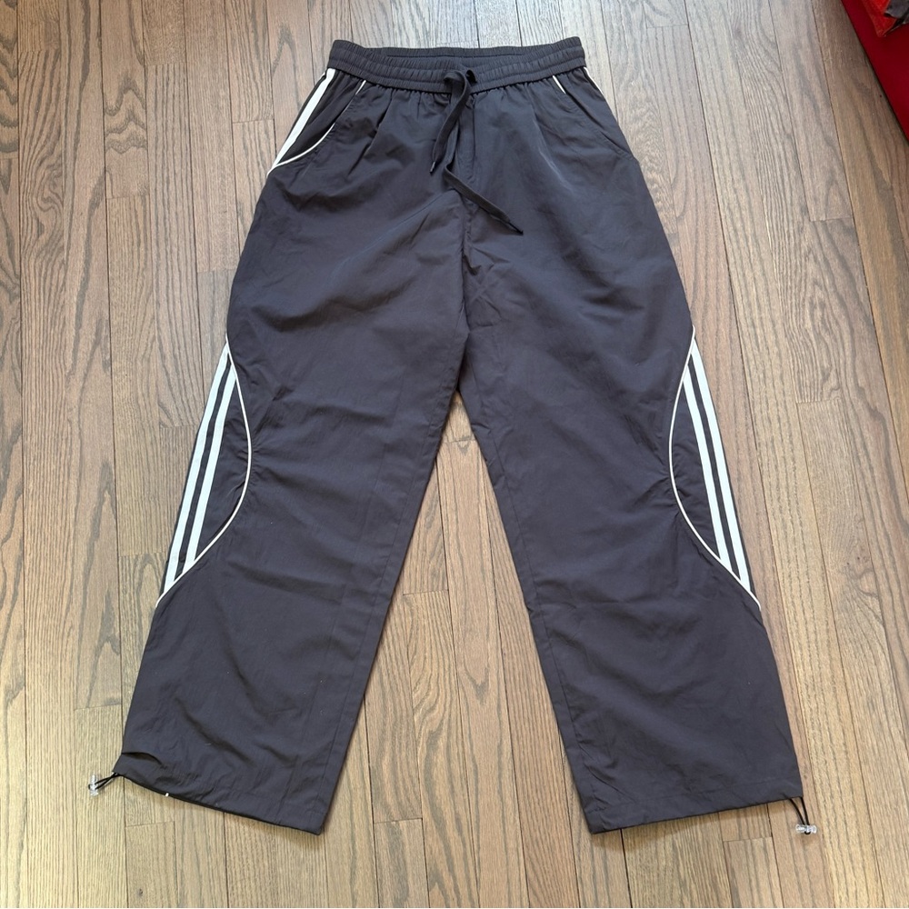 Inflation Streetwear | Side Striped Wide Leg Track Pant